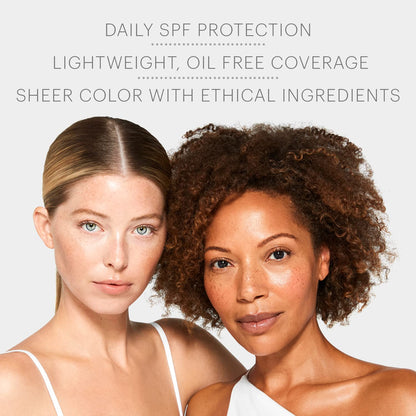 Glo Skin Beauty C-Shield Anti-Pollution Moisture Tint SPF 30, 5W-Medium – Tinted Moisturizer with SPF, Lightweight Tinted Sunscreen for Face, Vitamin C & Squalane, Dewy Sheer Coverage, All Skin Types