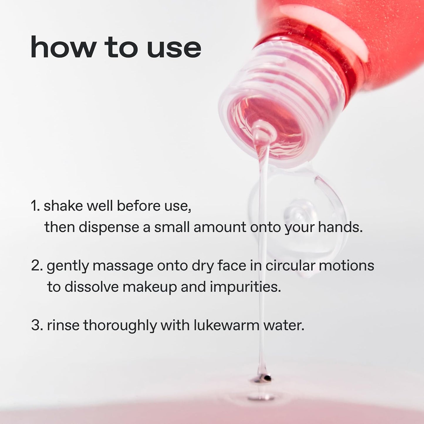 glow guava facial cleanser | oil‑gel hybrid all‑in‑one cleanser | hypoallergenic | deep cleanse with guava extract & botanical oils | lightweight micellar texture for smooth skin | 6.4 fl oz