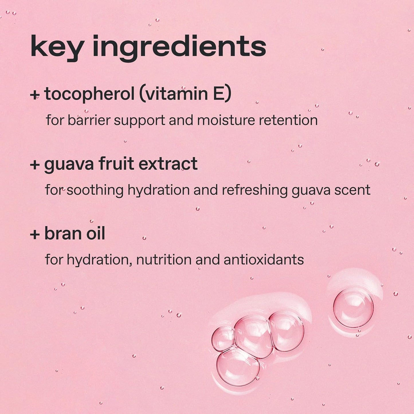 glow guava facial cleanser | oil‑gel hybrid all‑in‑one cleanser | hypoallergenic | deep cleanse with guava extract & botanical oils | lightweight micellar texture for smooth skin | 6.4 fl oz