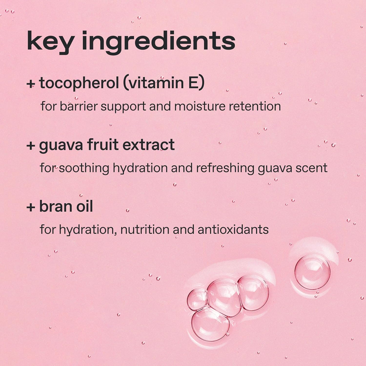 glow guava facial cleanser | oil‑gel hybrid all‑in‑one cleanser | hypoallergenic | deep cleanse with guava extract & botanical oils | lightweight micellar texture for smooth skin | 6.4 fl oz